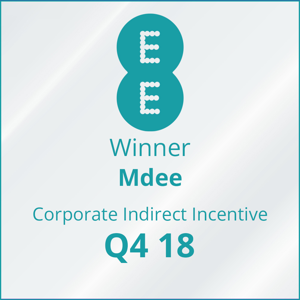 EE Corporate Indirect Incentive Winner Q4 2018